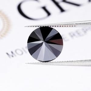 Piedra de Moissanita, Diamante Sintético Cultivado en Laboratorio, Color D, Claridad VVS1, Corte Redondo/Ovalado/Pera/Princesa, con Certificado GRA - Product Image 4