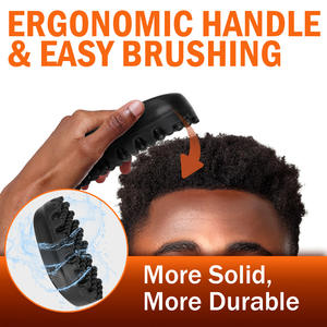 <span class=keywords><strong>Brosse</strong></span> à <span class=keywords><strong>cheveux</strong></span> <span class=keywords><strong>bouclés</strong></span> noirs <span class=keywords><strong>brosse</strong></span> torsadée en caoutchouc Durable lavable <span class=keywords><strong>brosse</strong></span> à friser magique outil de torsion de <span class=keywords><strong>cheveux</strong></span> de tresse - Product Image 5