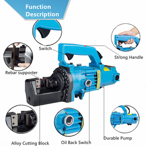 Портативная электрическая стальная арматура ручной гидравлический режущий станок 4-16 мм/20 мм/22 мм/25 мм железный стержень строительные инструменты 220 В - Product Image 2