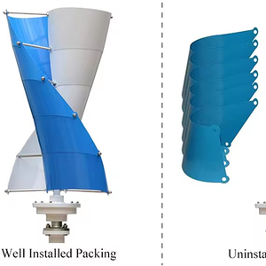 Holiday Special Offer1000W 2000W 24V 48V 96V Générateur d'éolienne <span class=keywords><strong>verticale</strong></span> Helix Free Energy Generator Wind Energy - Product Image 1