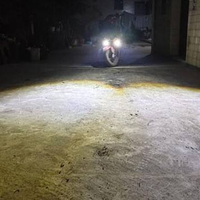 Nouvelle Arrivée ESPUMOSO Mini Phare LED Moto, Feu Antibrouillard, Feu de Conduite LED, Projecteur Laser Owl, Lampe Moto Explorer pour Voiture et Moto