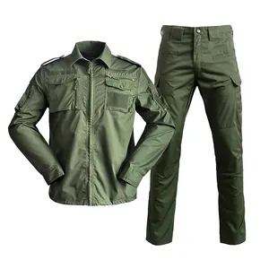 Camouflage Shirts En Broek Uniformen Jas Ripstop Tactisch Uniform Kleding Od Groen Pak Kleding
