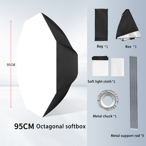 Godox 95cm Octagon Softbox Kit d'éclairage Portable Studio Flash Speedlight Portrait Produit Photographie <span class=keywords><strong>Photo</strong></span> Studio <span class=keywords><strong>Accessoires</strong></span> - Product Image 3