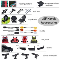 Nouveau moteur de propulsion 32lbs pour kayak de surf et de pêche, vente en gros usine LSF 2025