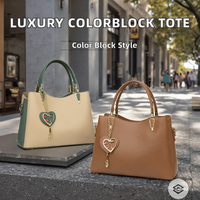 Sac à main d'épaule de luxe Hopefar pour femme, tendance, uni, avec broderie, fermeture éclair, portable, doublure en PU et polyester – Grande Vente