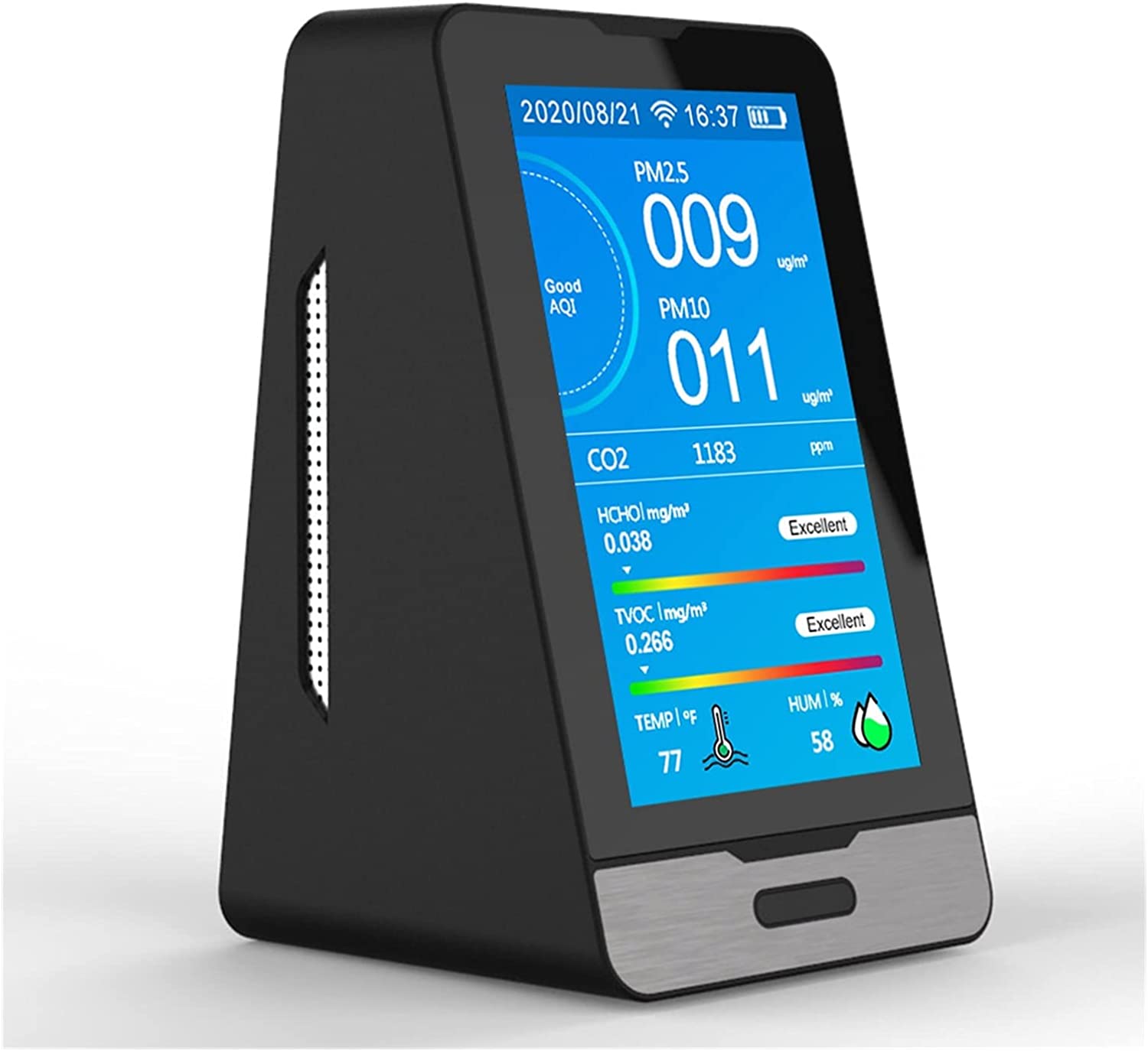 Регистратор данных канала Ndir, диапазон 0 ~ 5000ppm, внутренний измеритель Co2, формальдегидный датчик формальдегида