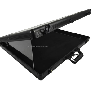 XL bảng lớn hàng đầu hiển thị trường hợp với khóa nhôm trong suốt hiển thị trường Hợp cho thẻ mục đích đặc biệt Túi & trường hợp - Product Image 1