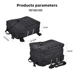 Sacoches de selle en nylon pour moto en gros pour <span class=keywords><strong>GS</strong></span> <span class=keywords><strong>1200</strong></span> LC <span class=keywords><strong>Adventure</strong></span> 2013-2017 R1250GS R1200GS <span class=keywords><strong>Adventure</strong></span> Top Pack - Product Image 4