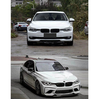 Kit carrosserie style M3 CS pour BMW Série 3 F30 F35 2013-2018, pare-chocs avant large 1:1, pièces de modification