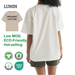 T-shirt in Cotone Organico GOTS 260GSM all'Ingrosso, T-shirt Personalizzata da <span class=keywords><strong>Donna</strong></span> <span class=keywords><strong>Oversize</strong></span> Stile Y2K per l'Estate - Product Image 2