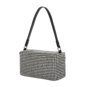 Pochette de luxe pour femme, faite à la main en métal et cristaux, en fer, pour occasions spéciales - Product Image 1
