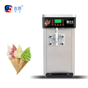 Suave Ice Cream Machine Soft Serve ตาราง KLS-A25 Maquinaria Para Heladeria อุปกรณ์เสริม CE IEC โลหะ R134A R404A R22สแตนเลส