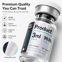 Étiquettes pour flacons pharmaceutiques 1 ml 2 ml 3 ml 5 ml 10 ml, autocollants personnalisés avec code-barres, imperméables