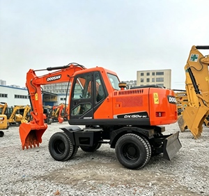 Develon DX150W-9C 13.5 ton wheel excavator fast moving wheel digger - Product Image 5