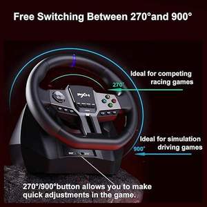 Simulateur de course PXN V9 Gen2 avec levier de vitesses H-Pattern, volant et pédales à induction Hall pour Forza Horizon 5, PS4, Xbox, <span class=keywords><strong>PC</strong></span> - Product Image 2