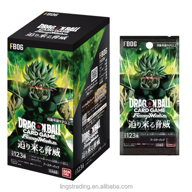 Dragons Popular Balled TCG Booster Pack Sealed FB06 Rivals Clash Collectible Game Card Original Japanese Dargons Ball Board Game