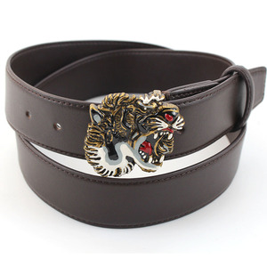 <span class=keywords><strong>Amazon</strong></span> Deuxième couche En <span class=keywords><strong>Cuir</strong></span> <span class=keywords><strong>ceinture</strong></span> hommes et femmes tigre boucle en <span class=keywords><strong>cuir</strong></span> <span class=keywords><strong>ceinture</strong></span> en gros - Product Image 3
