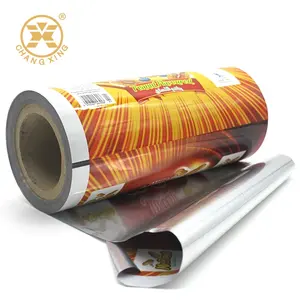 Snack Packing Film Packing Peanuts Automatic Packaging Film In Roll Peanut Packaging Bag Printing Packaging Film For Snack Sachet Pouch Film