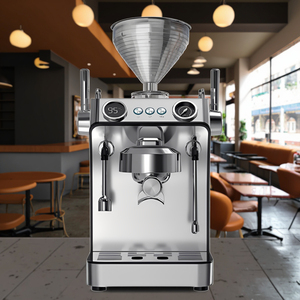 Cafetera Espresso de 2L con Filtro Portafiltro de Acero Inoxidable y Carcasa, Sistema de Calentamiento Instantáneo con Bloque Térmico, Grupo Individual o Doble - Product Image 2