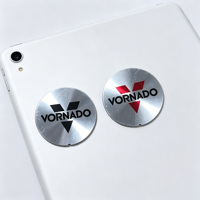 Etiqueta Decorativa con Revestimiento Gráfico de PVC OEM con Adhesivo, Textura Metálica, Insignia Personalizada para Equipos