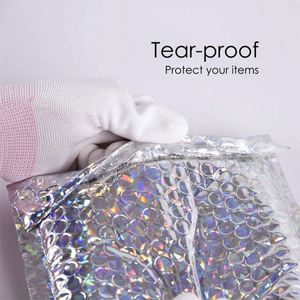 Sobres Acolchados de Burbujas de Polietileno de 90 g/m², Autosellables, para Envíos, Bolsas para Accesorios para el Cabello, con Espuma Protectora - Product Image 4