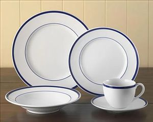 Service de vaisselle rond en porcelaine, élégant, blanc, pour hôtel, restaurant, maison, cuisine, salle à manger et banquets - Product Image 1