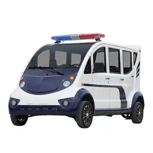 优质5座实用迷你电动封闭式巡逻车出售城市好价格