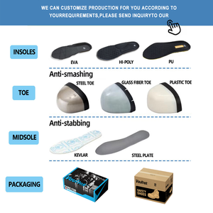 รองเท้าบูท<span class=keywords><strong>น</strong></span>ิร<span class=keywords><strong>ภัย</strong></span> Rocklander OEM ODM สำหรับงา<span class=keywords><strong>น</strong></span>ก่อสร้างอุตสาหกรรม ทำจากห<span class=keywords><strong>น</strong></span>ัง PU หัวเหล็ก ป้องกั<span class=keywords><strong>น</strong></span>อั<span class=keywords><strong>น</strong></span>ตราย สำหรับผู้ชาย - Product Image 5