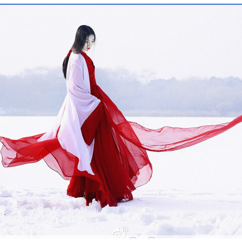 Classic red and white