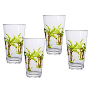 Chic Acrylic cây cọ Bộ sưu tập drinkware Set nhựa Tumbler Highball rượu thủy tinh và bình cho nước trái cây và đồ uống - Product Image 5