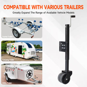 2000lbs maniglia azionato sollevamento rimorchio <span class=keywords><strong>Jack</strong></span> Camper Caravan A-Frame <span class=keywords><strong>Jack</strong></span> pesante ruote doppie Caravan - Product Image 6