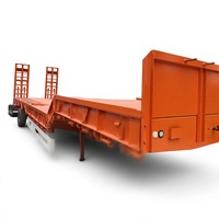 Semi Trailer Lowbed Baja Tarik Tinggi 60 Ton untuk Transportasi Berat di Pasar Australia dan Timur Tengah