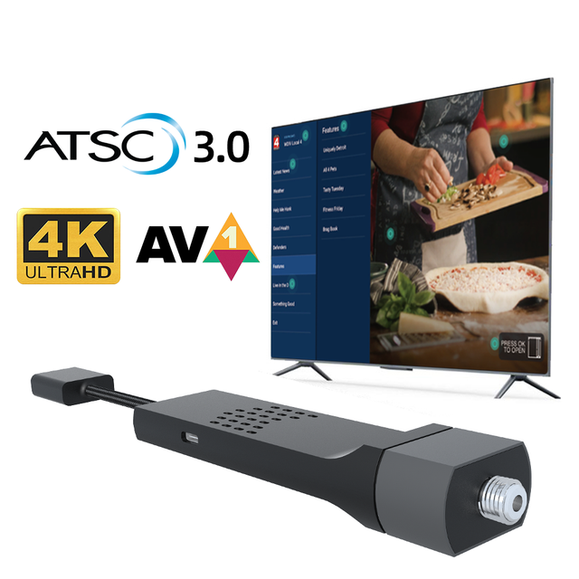 Newest Product Amlogic Chip Support OTA Firmware Upgrade Hybrid S905y4 AC3+ AV1 Android ATSC3.0 Combo 4K Smart Tv Set Top Box