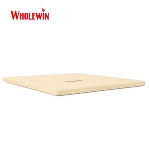 Petite pierre à pizza en <span class=keywords><strong>cordiérite</strong></span> carrée de qualité <span class=keywords><strong>alimentaire</strong></span> de 7.5 pouces Mini outil à pizza robuste pour four et gril - Product Image 4
