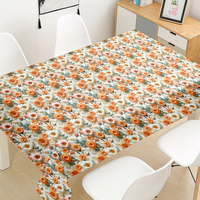 Nappe de table en PVC plastique personnalisée, imperméable, imprimée numériquement, pour banquet, pique-nique et fête
