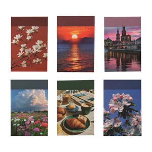 60 autocollants par paquet, série Song of Light and Shadow, embellissements pour scrapbooking <span class=keywords><strong>sur</strong></span> le thème des paysages - Product Image 5
