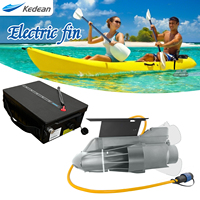 Moteur de kayak directionnel pour la pêche et le SUP, 9 km/h, hélice, propulseur sous-marin 360 W pour bateau de pêche gonflable, batterie 58 Ah