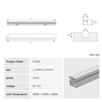 Radlit Factory OEM/ODM – Nouveaux Spots LED Encastrés Modernes en Aluminium Poli Anti-Éblouissement pour Meubles, Éclairage Écologique en Plastique pour la Maison