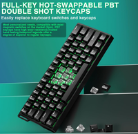 Clavier de jeu filaire AULA WIN60 HE 60% avec interrupteurs à effet Hall magnétique, remplaçables à chaud, actionnement réglable, taux de polling 8000Hz, RGB