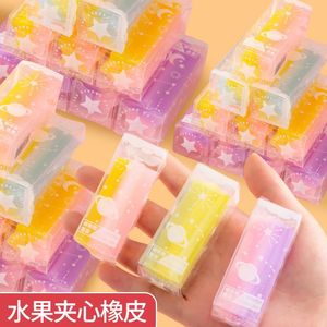 Borrador de PVC Transparente con Forma de Estrella de Cinco Puntas, Diseño de Cielo Estrellado, Regalo para Niños - Product Image 1