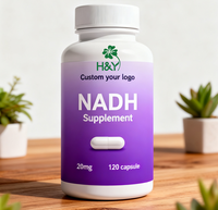 Capsules de supplément NADH (Nicotinamide Adénine Dinucléotide) à base de matières premières Healthway