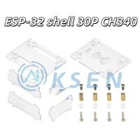 AI-KSEN baru dan asli NodeMcu Lua 2102 340G ESP-32 IoT papan pengembangan cangkang pelindung akrilik transparan