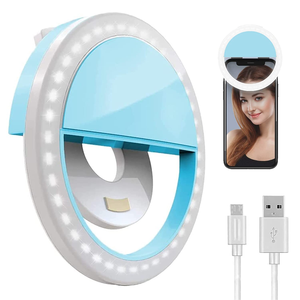 ไฟเซลฟี่ LED แบบขายส่ง สำหรับสมาร์ทโฟน แล็ปท็อป กระจกแต่งหน้า ไฟตกแต่งความงามสำหรับสาวๆ อุปกรณ์เสริมโทรศัพท์มือถือ - Product Image 1