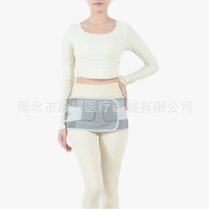 Ceinture pelvienne de soutien abdominal gris-blanc pour femmes enceintes, correction des hanches - Product Image 1