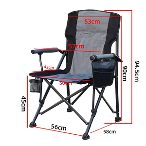 Barato al aire libre plegable portátil sillas de campamento plegable Camping Popular Silla de playa Silla de pesca - Product Image 4
