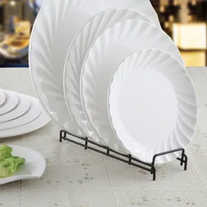 Best Seller Plastic Dinnerware Set Round Dish 100% Melamine Plates
