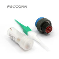 PSCCONN Hochwertiger Industrieller GJB599 Serie II JY27484T10B35SA Luftfahrt-Steckverbinder, 13-poliger Weiblicher Bajonettstecker mit Abschirmung
