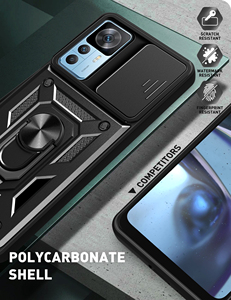 เคสโทรศัพท์มีห่วงป้องกันสำหรับ Xiaomi <span class=keywords><strong>Mi</strong></span> 12T/13Pro/poco M5 redmi A1โน๊ต12pro เปิดตัวเกราะสไลด์กล้องเต็มรูปแบบ - Product Image 5