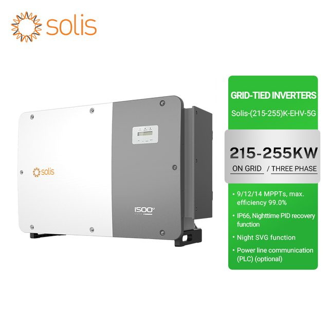 New Trend Solis Three Phase on Grid Solar Inverter 215w 250w 255w Grid Tie Inverter Pure Sine Wave Inverters Price