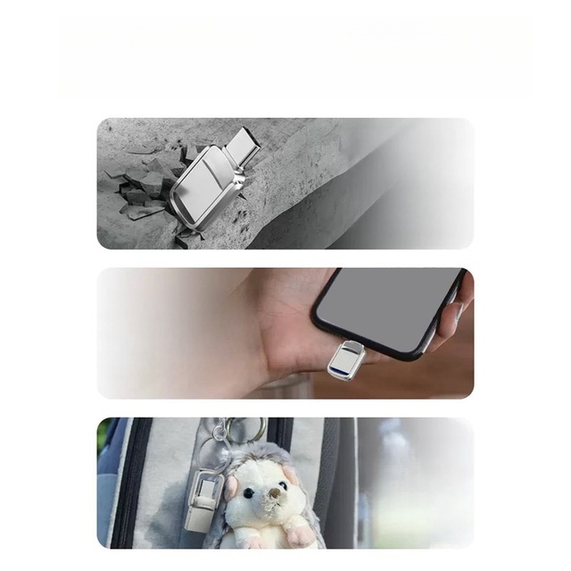 Hotsell Photo Stick Type-c Mini Metal USB C Flash Drive 2.0 3.0 U Disk Memory Stick 4GB 128GB 256GB OTG Pendrive